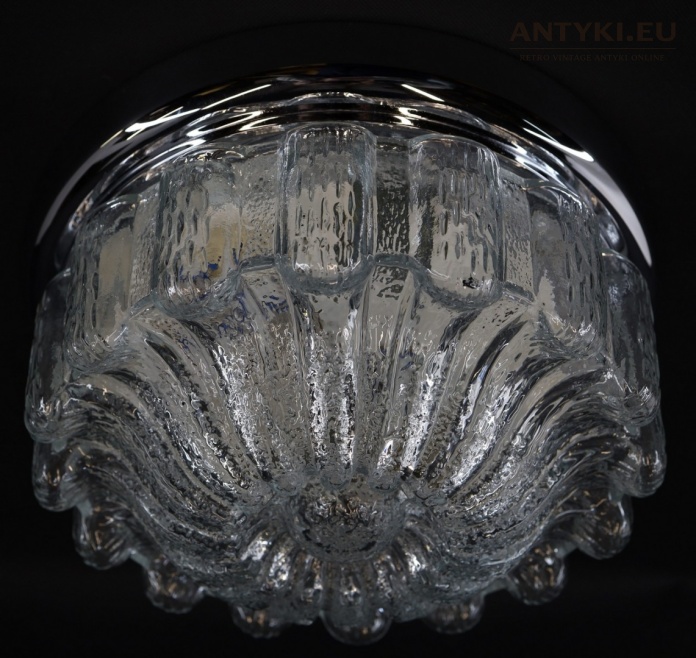 srebrny plafon retro